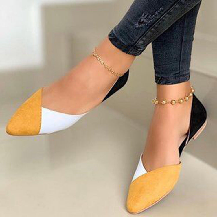 Women flat Casual Shoes with 3 leather colors