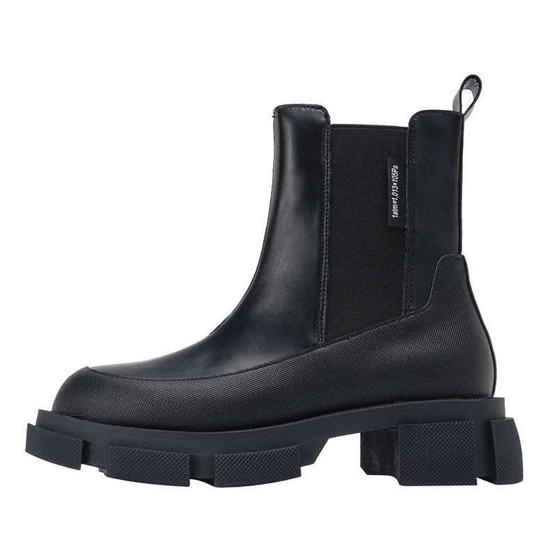 أحذية الكاحل النسائية ذات النعل السميك