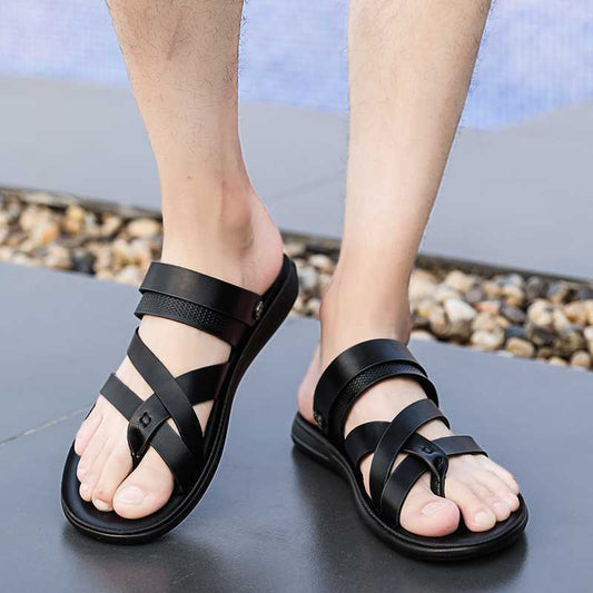 Men's Leather Slippers