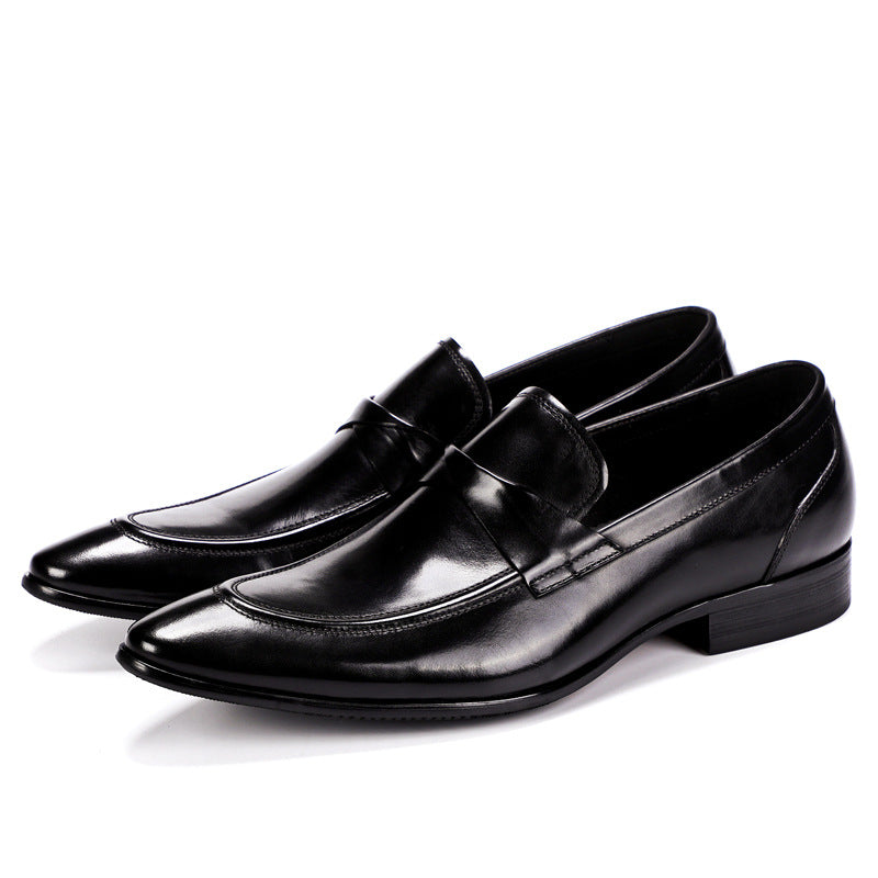 جديد جلد البقر البريطاني خمر رجال الأعمال أحذية جلدية رسمية