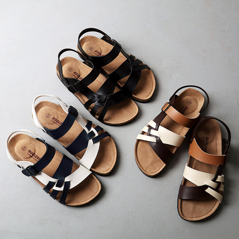 Fashion cork women slippers