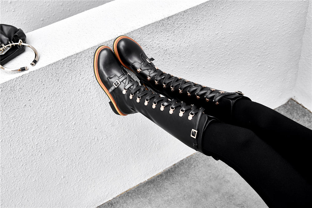 Large Tube Boots Belt Buckle