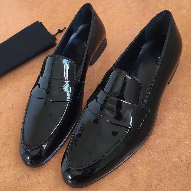 Business Men Shiny Leather Shoes