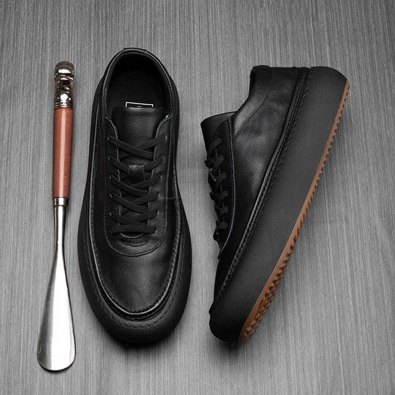 Retro Japanese fleece-lined Board Shoes for Men