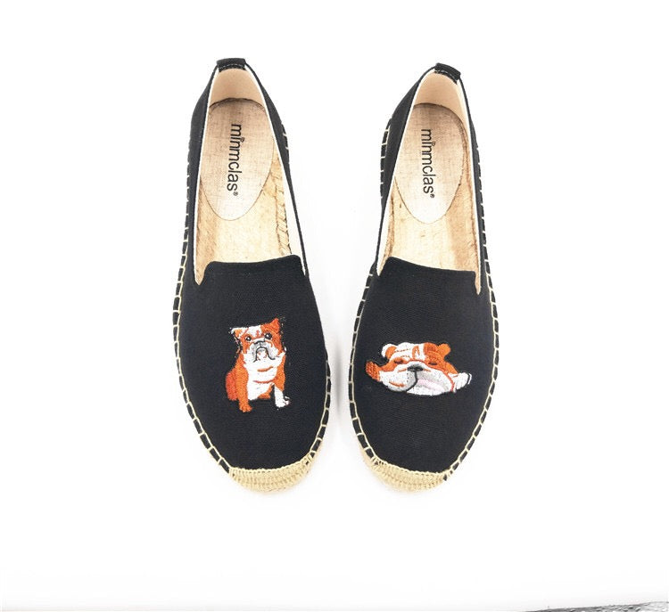 Embroidered Fisherman Women Shoes