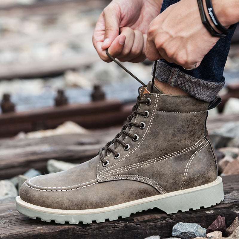 Fall Men's Biker Boots