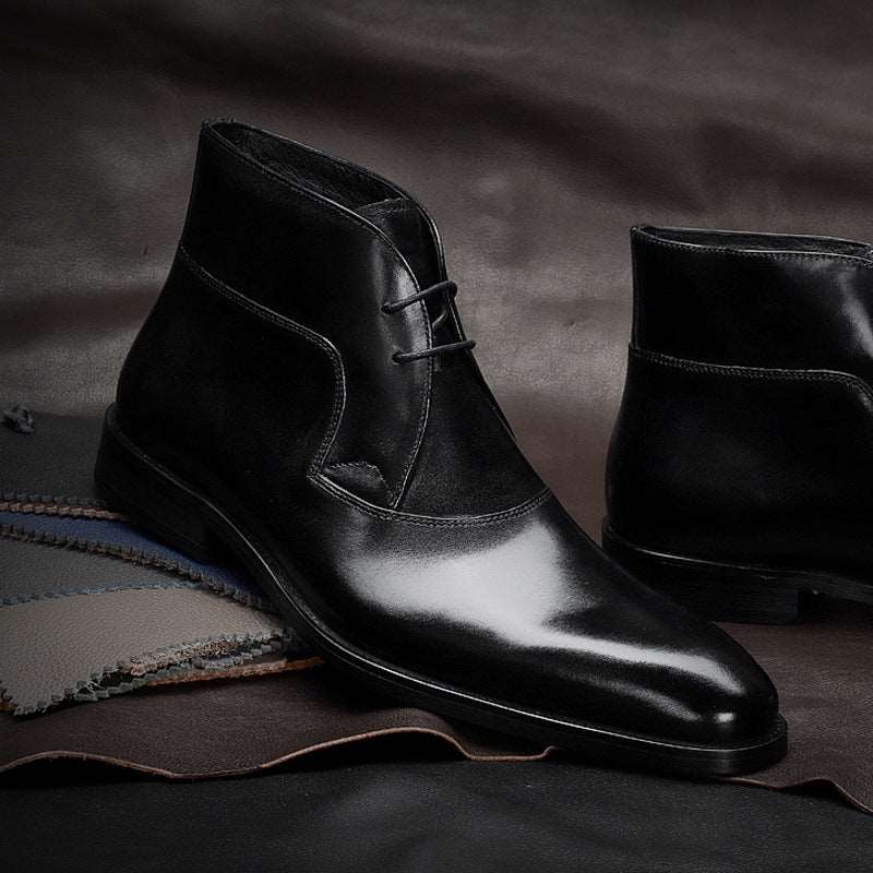 Men's Formal Leather Half Boots