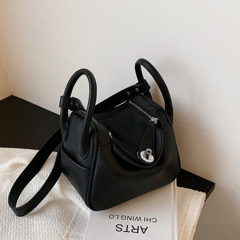 Hèrmeș Lychee Crossbody Solid Color Bag