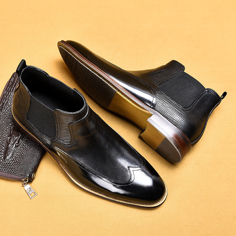 Cowhide Leather British Pointed