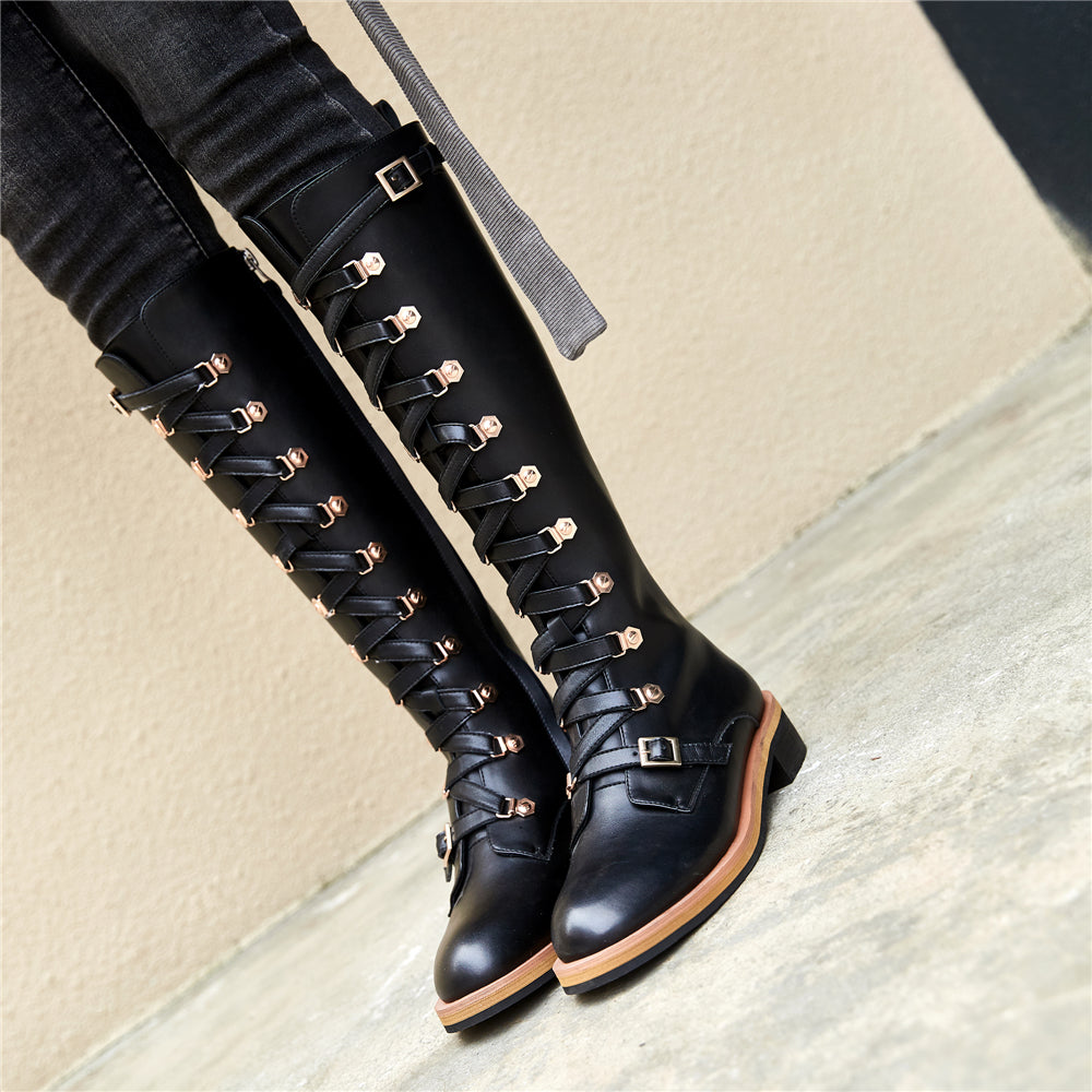 Large Tube Boots Belt Buckle