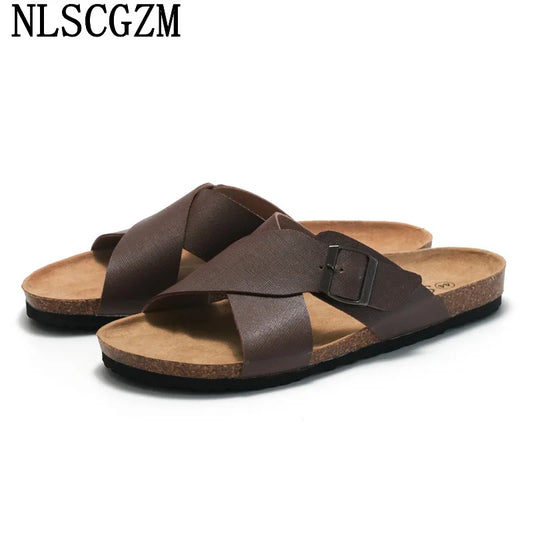 Monk Strap Summer Slippers