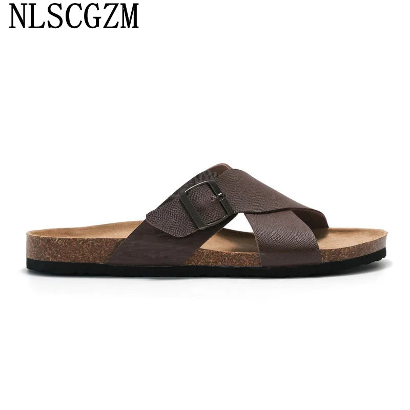 Monk Strap Summer Slippers