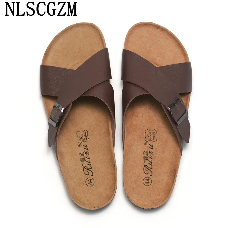 Monk Strap Summer Slippers