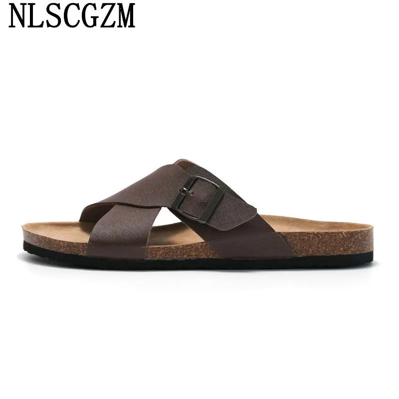 Monk Strap Summer Slippers