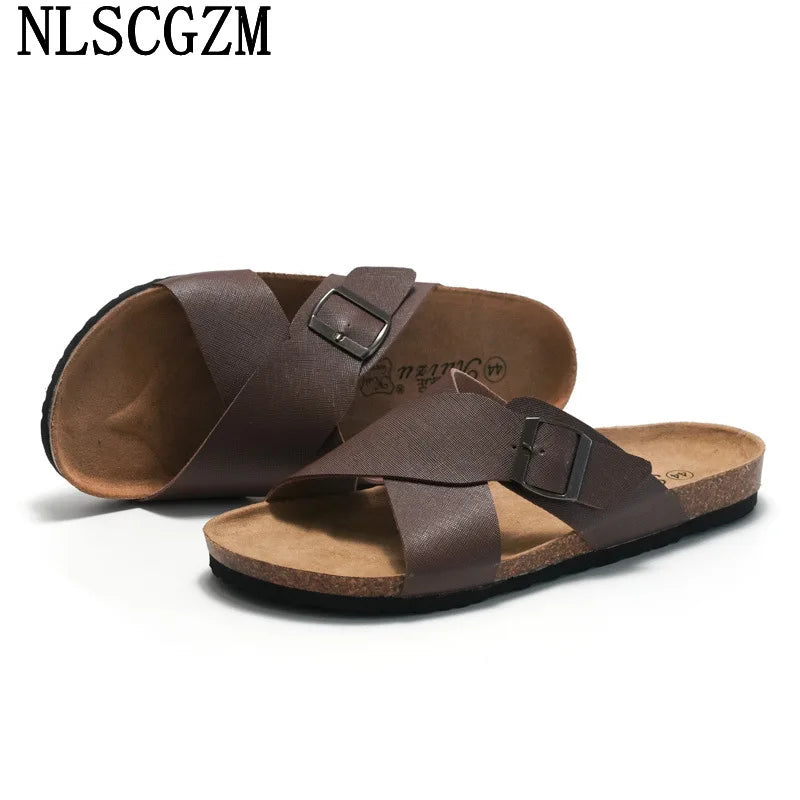 Monk Strap Summer Slippers