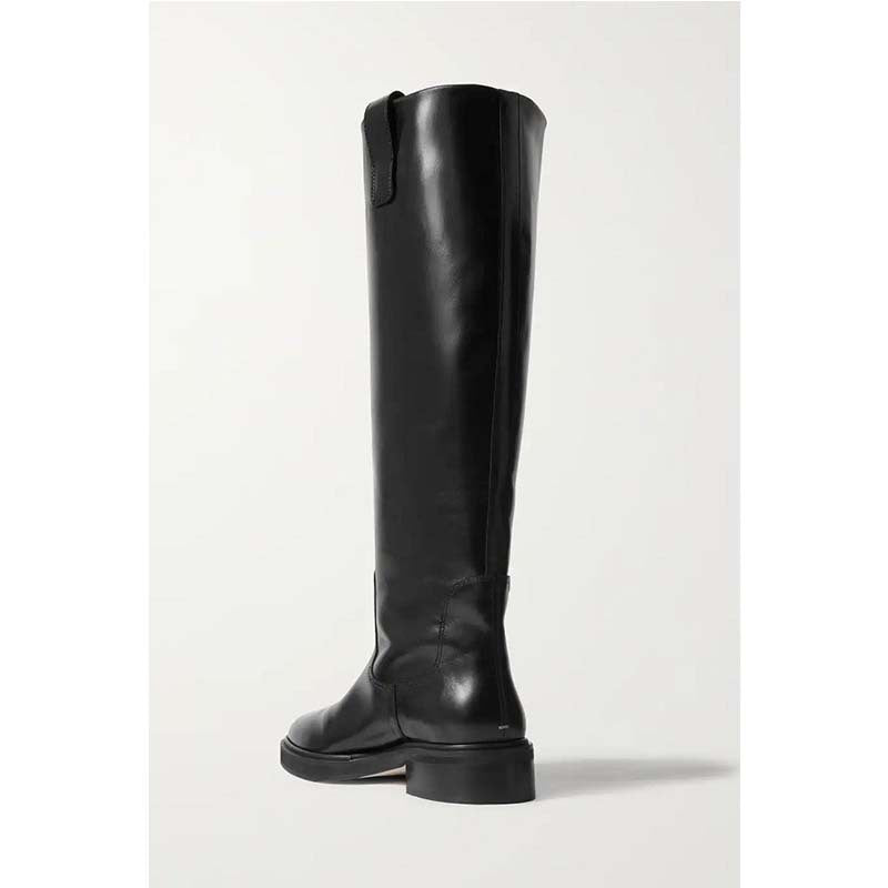 Autumn And Winter Low Heel Large Tube Circumference Calf Boots for Women