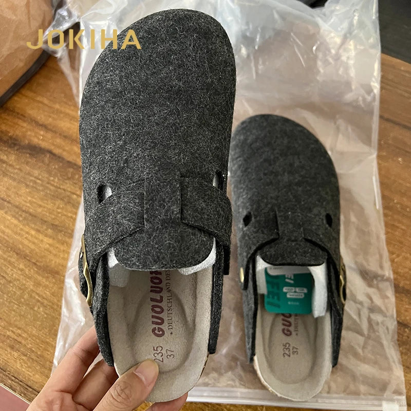Soft Woolen Slides