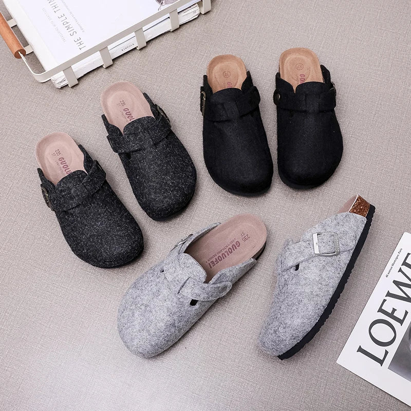 Soft Woolen Slides
