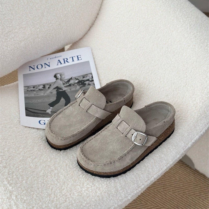 Men's And Women's Same Style Comfortable Outdoor Lazy Mule Slippers