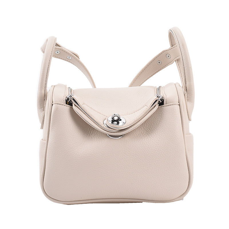 Hèrmeș Lychee Crossbody Solid Color Bag