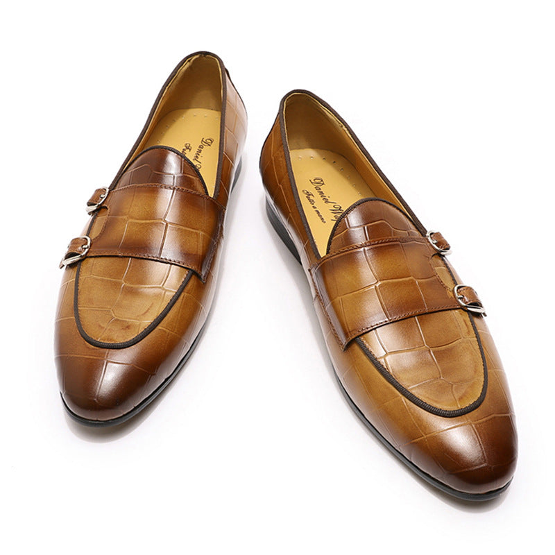 Men's Casual Leather Slip-On