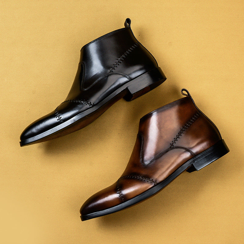 British Leather High-top