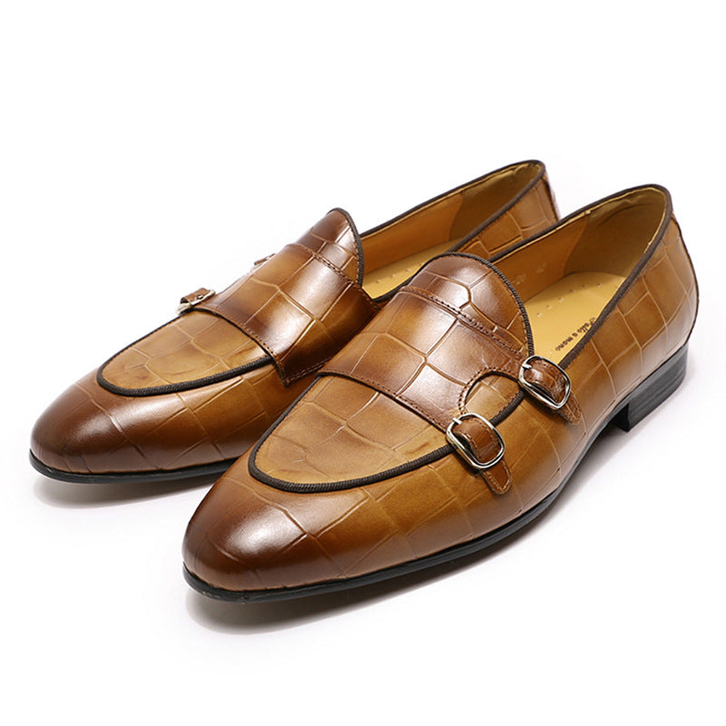 Men's Casual Leather Slip-On