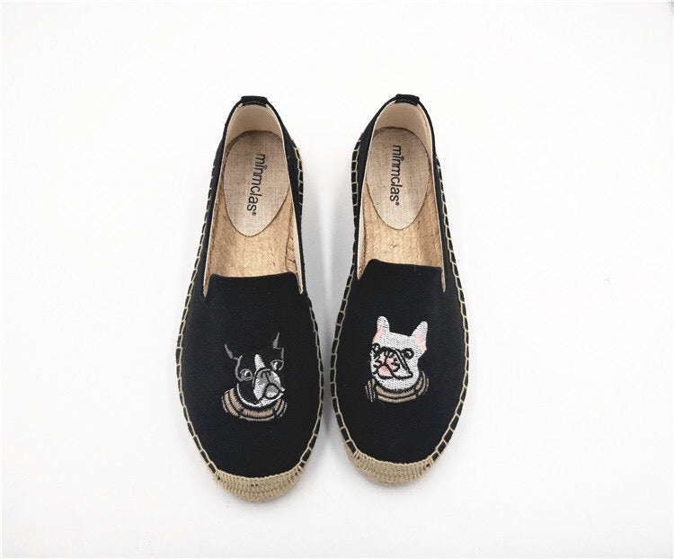 Embroidered Fisherman Women Shoes