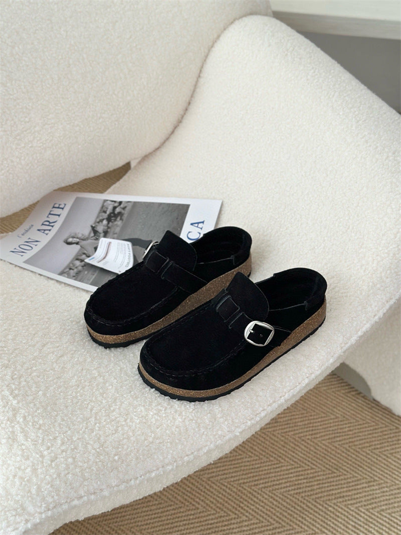 Men's And Women's Same Style Comfortable Outdoor Lazy Mule Slippers