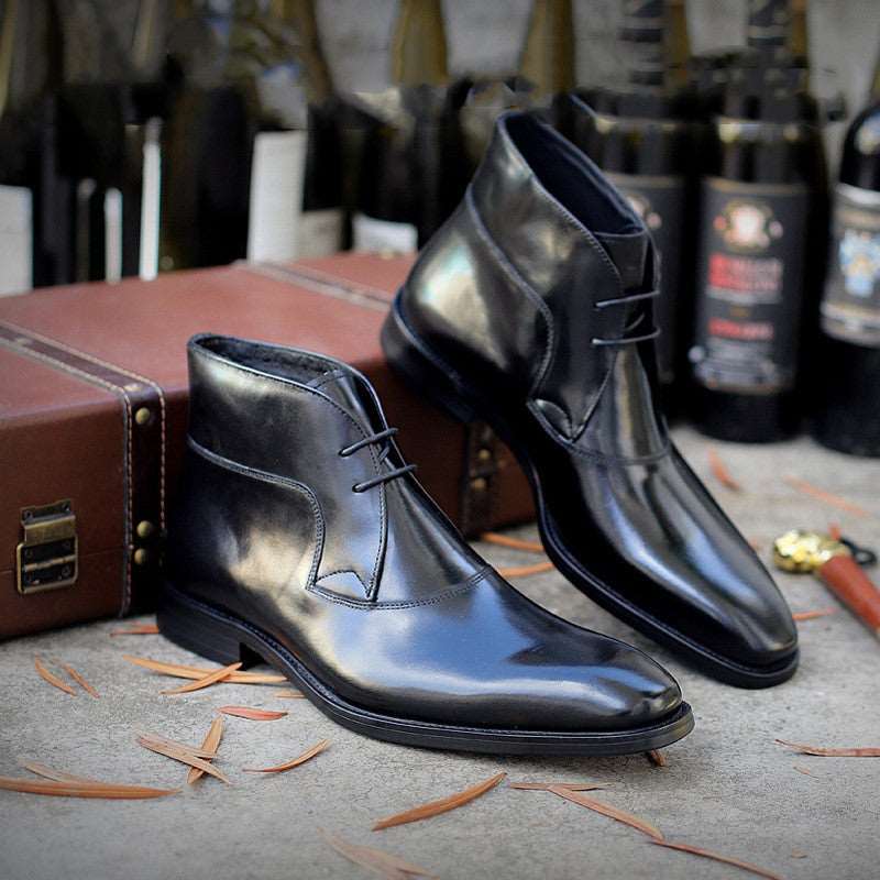 Men's Formal Leather Half Boots