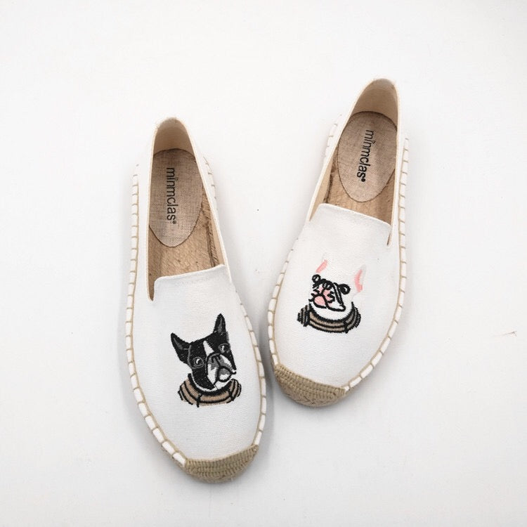 Embroidered Fisherman Women Shoes