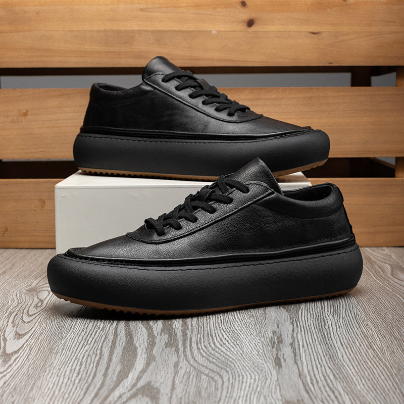 Retro Japanese fleece-lined Board Shoes for Men