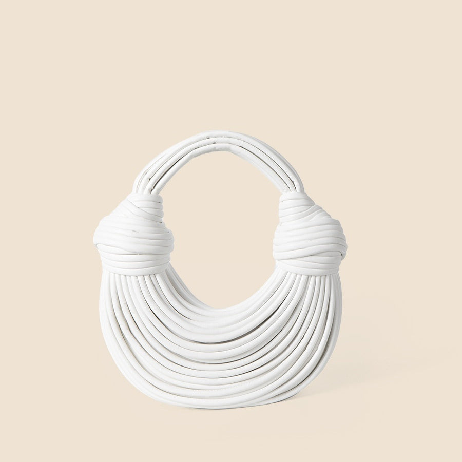 Veràno H Glossy Woven Noodles Designer’s Handbag