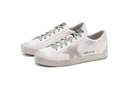 Fashion Simple Flat-Bottomed High Star Sneakers