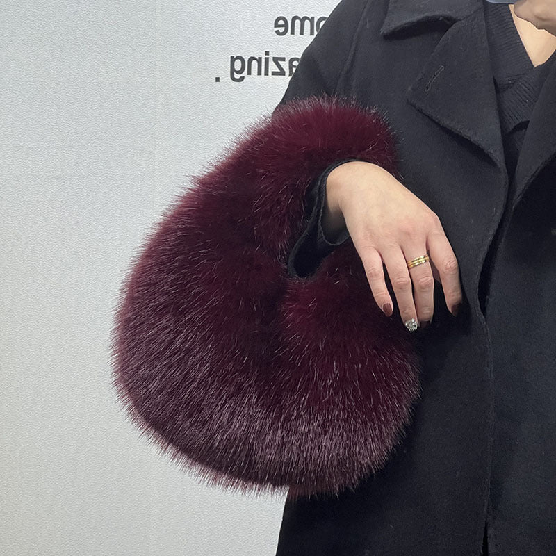 Portable Fur Bag  Niche Desing