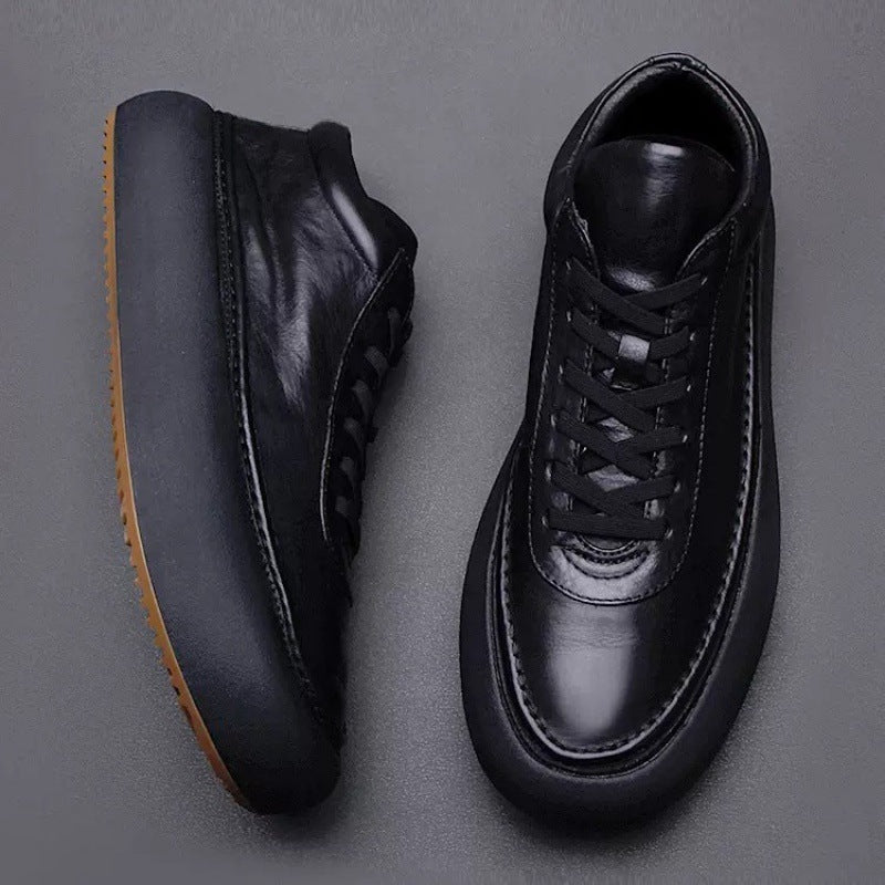 Retro Japanese fleece-lined Board Shoes for Men