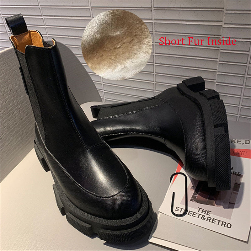 Women's Thick-Soled Ankle Boots