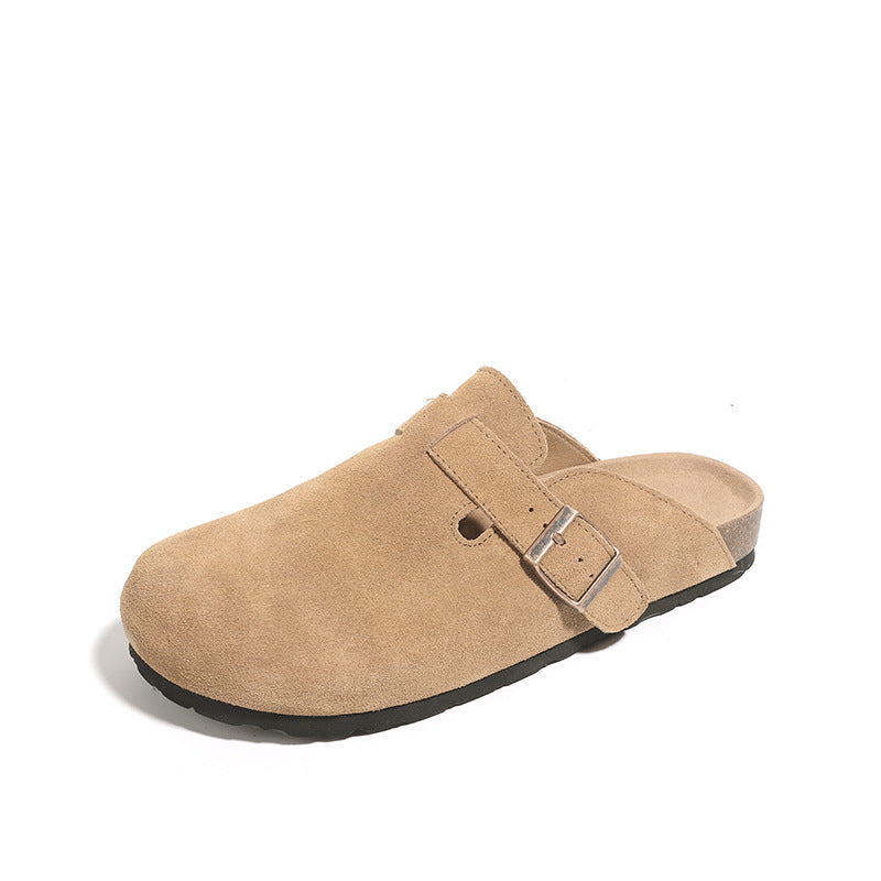 closed-front cork clogs