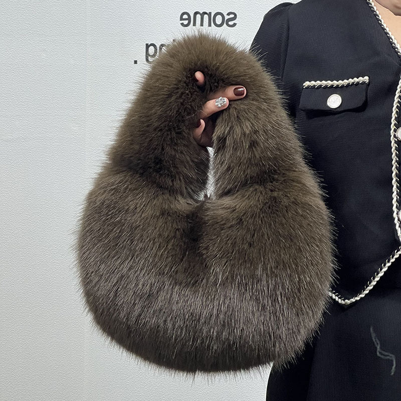 Portable Fur Bag  Niche Desing