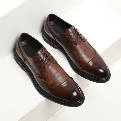 New Men's Shoes Business Formal Shoes Pointed British Shoes