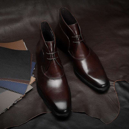 Men's Formal Leather Half Boots