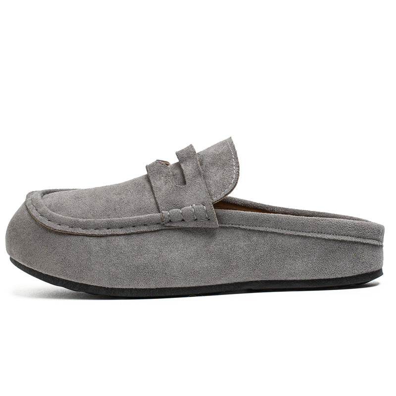 Retro Comfortable Suede Casual Mules Clogs