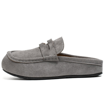 Retro Comfortable Suede Casual Mules Clogs