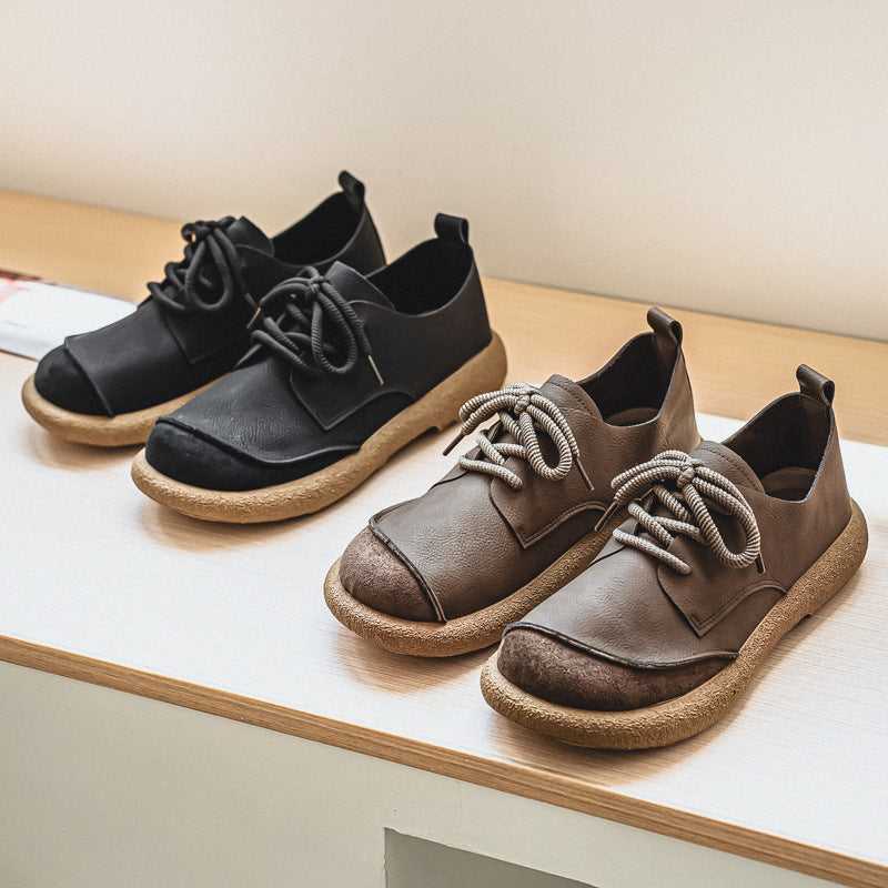 Lightweight Men's Retro Low-cut Workwear British Style Shoes