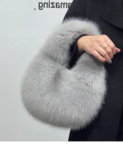 Portable Fur Bag  Niche Desing