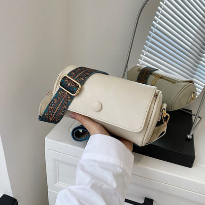 Trendy Spring Versatile Wide-strap Shoulder Messenger Bag