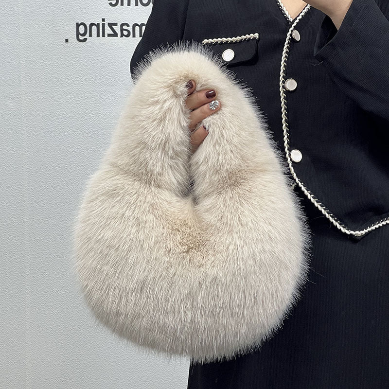 Portable Fur Bag  Niche Desing