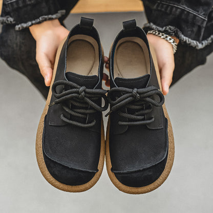 Lightweight Men's Retro Low-cut Workwear British Style Shoes