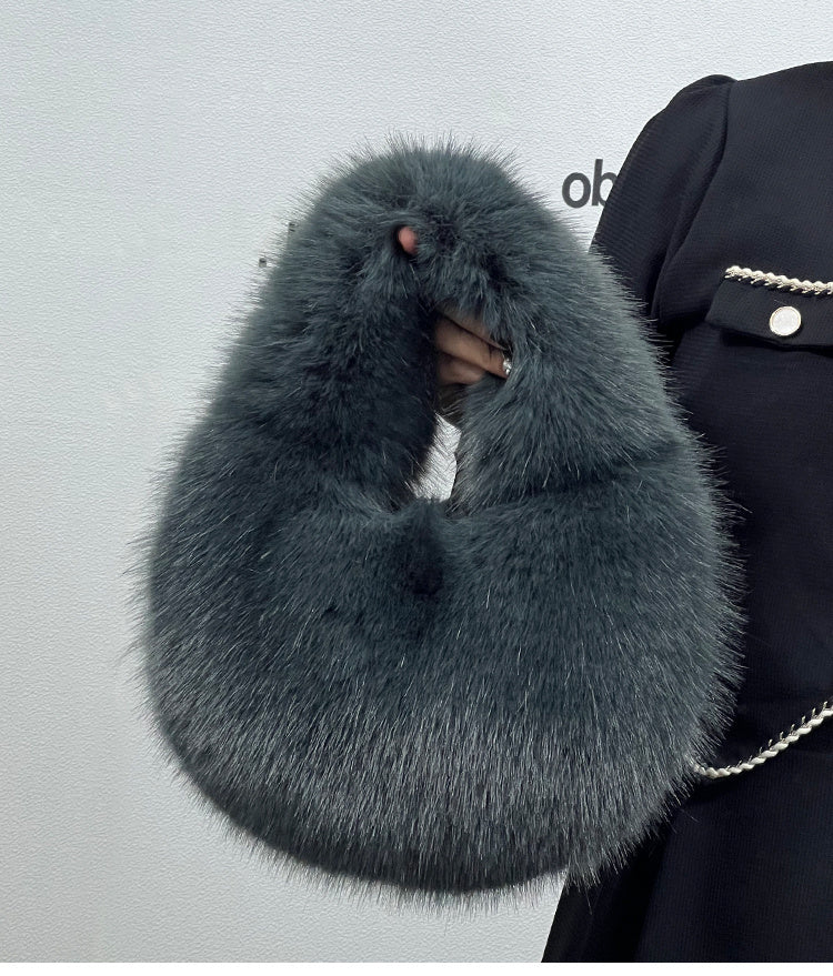 Portable Fur Bag  Niche Desing