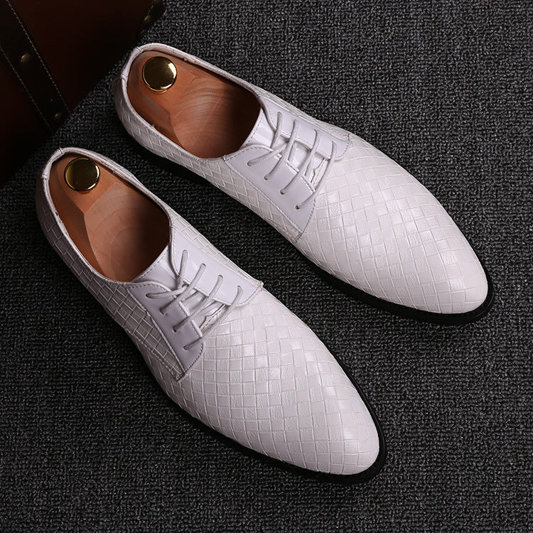 Men's Trendy Shoes Pointed Toe With Red